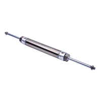 NPBD2X10ST AIRTAC ROUND LINE CYLINDER<br>NPB SERIES 7/8" BORE 10" STROKE, DBL ACT, DBL ROD, DBL NOSE MNT, MAGNET